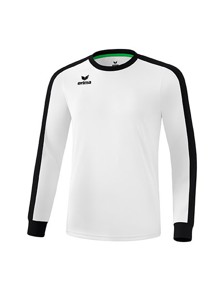 Erima Sport-Langarmshirt Trikot Retro Star (100% Polyester) weiss/schwarz Herren